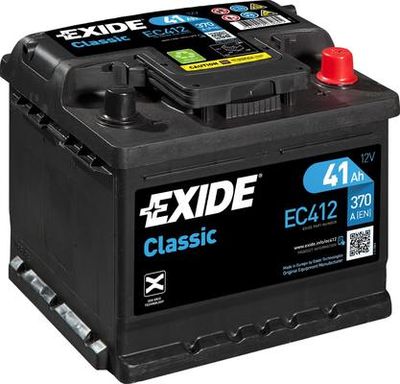 Starter Battery EXIDE EC412