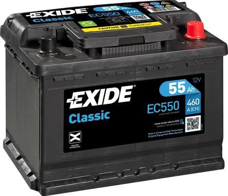 EXIDE EC550 Starter Battery