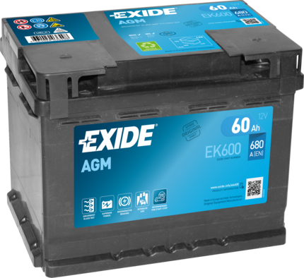 EXIDE EK600 Starter Battery