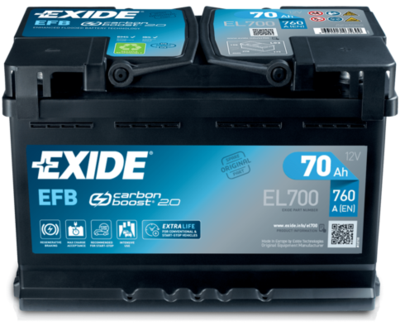 Starter Battery EXIDE EL700