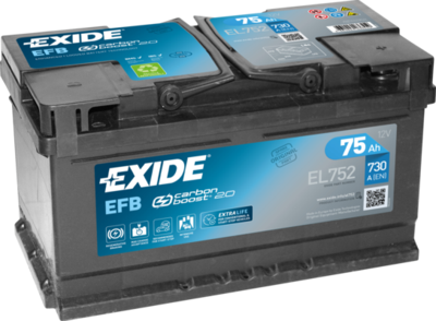 Starter Battery EXIDE EL752