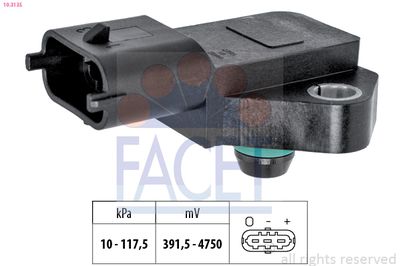 Air Pressure Sensor, altitude adaption FACET 10.3135