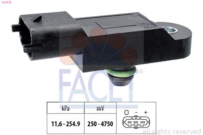 Air Pressure Sensor, altitude adaption FACET 10.3173