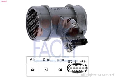 Mass Air Flow Sensor FACET 10.1038