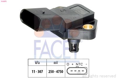 Air Pressure Sensor, altitude adaption FACET 10.3075