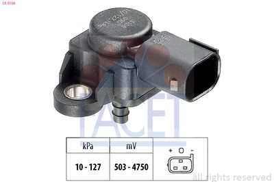 Air Pressure Sensor, altitude adaption FACET 10.3106