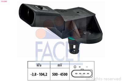 Pressure Sensor, brake booster FACET 10.3280