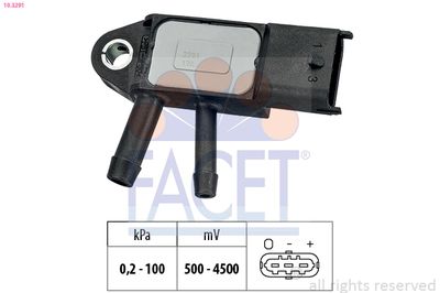 Air Pressure Sensor, altitude adaption FACET 10.3291