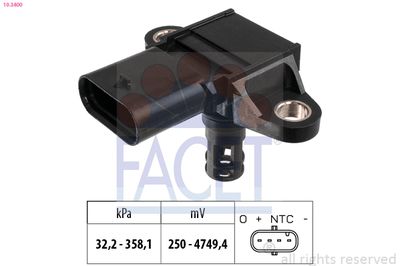 Air Pressure Sensor, altitude adaption FACET 10.3400