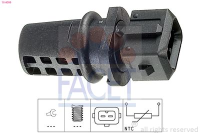 Sensor, intake air temperature FACET 10.4008