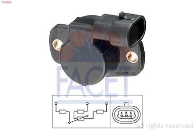 Sensor, throttle position FACET 10.5093