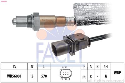 Lambda Sensor FACET 10.8411