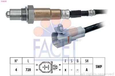 Lambda Sensor FACET 10.8526