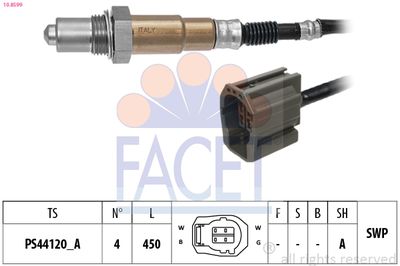 Lambda Sensor FACET 10.8599