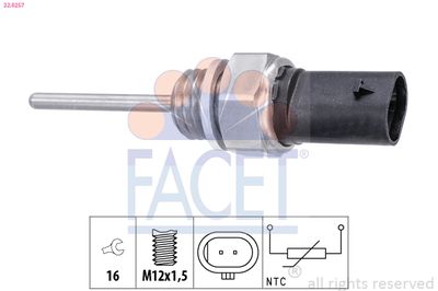 Sensor, exhaust gas temperature FACET 22.0257