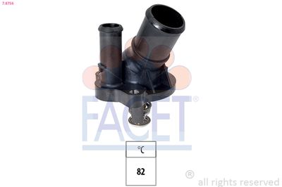 Thermostat, coolant FACET 7.8756