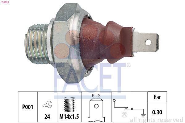 FACET 7.0023 Oil Pressure Switch