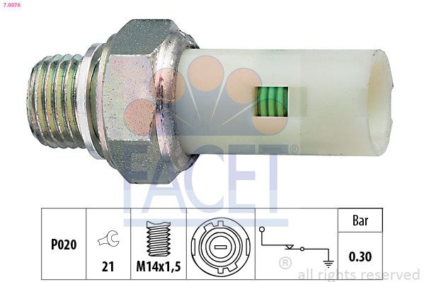 FACET 7.0076 Oil Pressure Switch