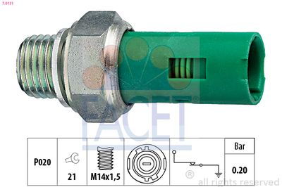 Oil Pressure Switch FACET 7.0131