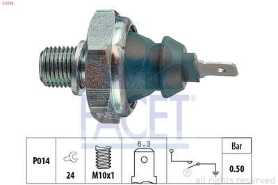 Oil Pressure Switch FACET 7.0138