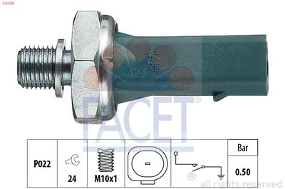 Oil Pressure Switch FACET 7.0139