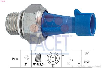 Oil Pressure Switch FACET 7.0143