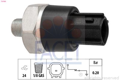 Oil Pressure Switch FACET 7.0166