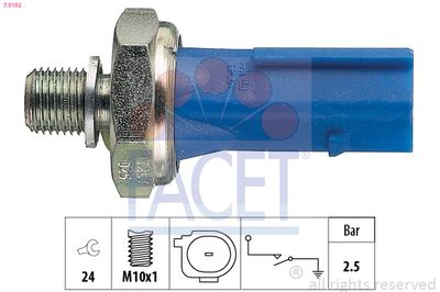 Oil Pressure Switch FACET 7.0192