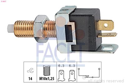 Stop Light Switch FACET 7.1017