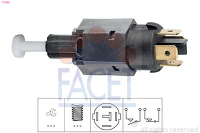 Stop Light Switch FACET 7.1065