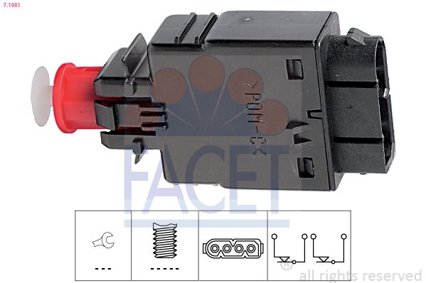 FACET 7.1081 Stop Light Switch