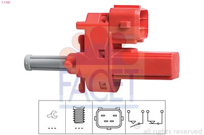 Switch, clutch control (cruise control) FACET 7.1140