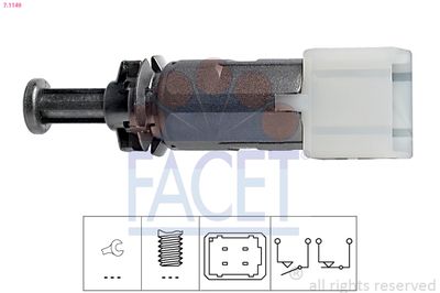 Stop Light Switch FACET 7.1149