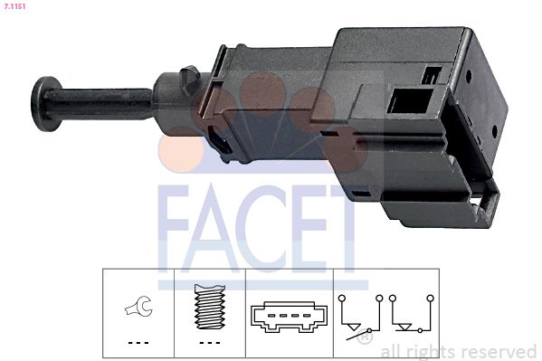 FACET 7.1151 Stop Light Switch