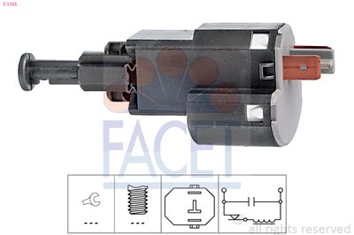 Stop Light Switch FACET 7.1155