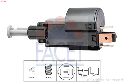 Stop Light Switch FACET 7.1156