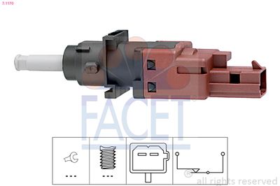 Switch, clutch control (cruise control) FACET 7.1170