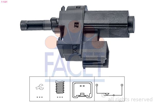 FACET 7.1221 Switch, clutch control (cruise control)