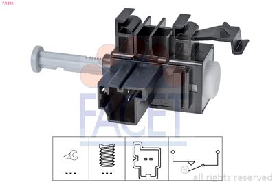 Switch, clutch control (cruise control) FACET 7.1236