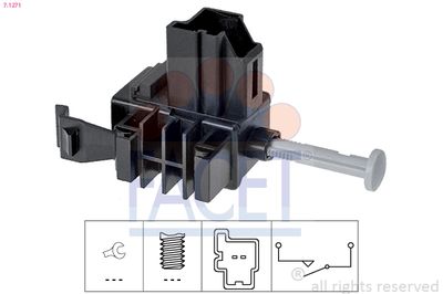 Switch, clutch control (cruise control) FACET 7.1271