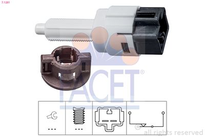 Stop Light Switch FACET 7.1281