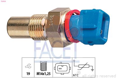 Sensor, oil temperature FACET 7.3113