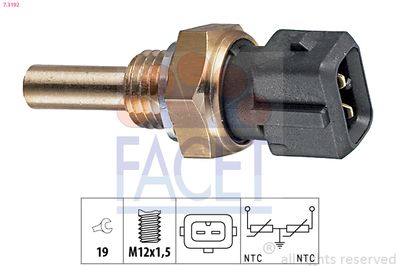 Sensor, coolant temperature FACET 7.3192