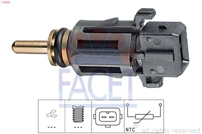 Sensor, coolant temperature FACET 7.3279