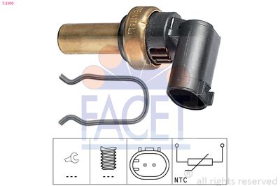 Sensor, oil temperature FACET 7.3300