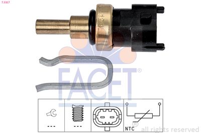 Sensor, coolant temperature FACET 7.3357