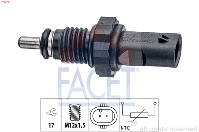 Sensor, oil temperature FACET 7.3378