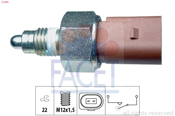 FACET 7.6266 Switch, reverse light