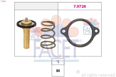 Thermostat, coolant FACET 7.7970