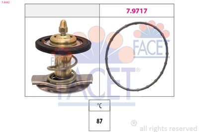 Thermostat, coolant FACET 7.8442